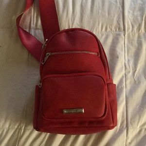 Red backpack